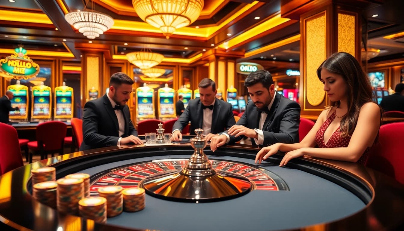 Experience thrilling gameplay at so do casino with vibrant tables and excited players.