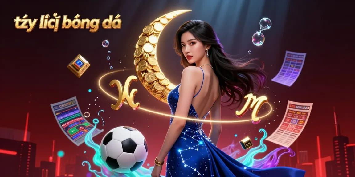 Experience tỷ lệ bóng đá with an elegant depiction of a sports betting scene featuring vibrant gambling elements.