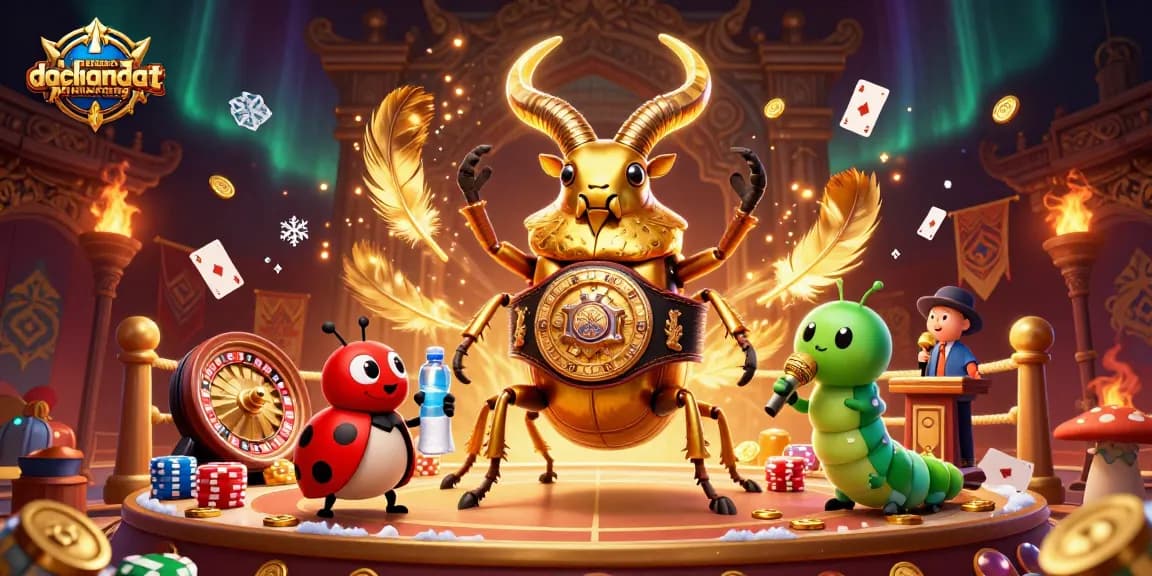 Engage with dacsandatphanrang's thrilling casino battles as vibrant characters collide in dramatic 3D illustration.