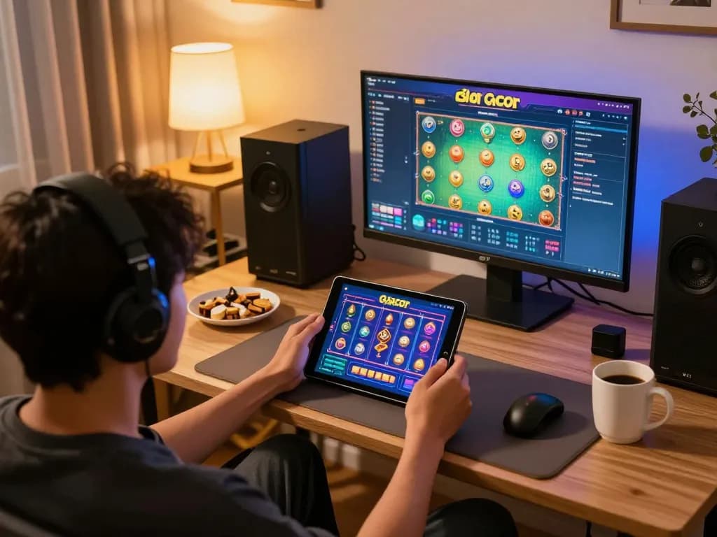 Berpartisipasi dalam permainan Slot Gacor secara online sambil menikmati suasana rumah yang nyaman.