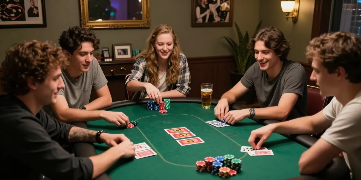 Poker88 permainan kartu yang menarik dengan teman-teman di meja poker.