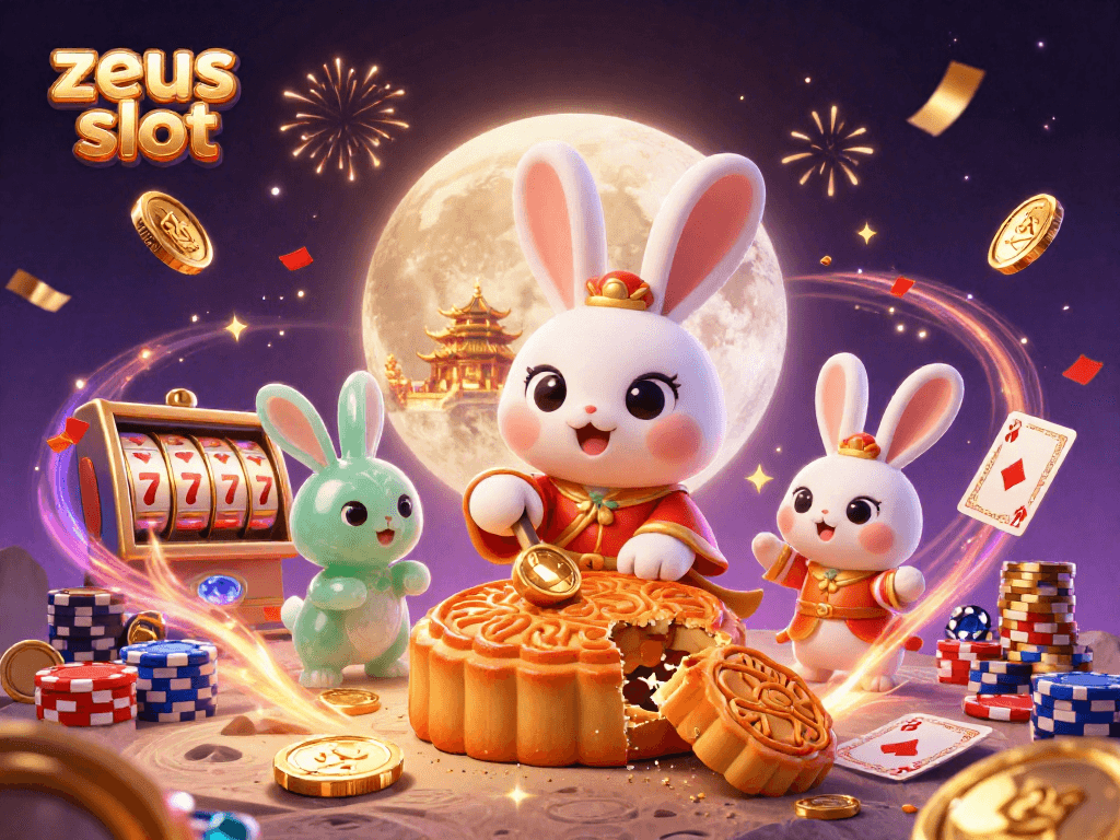 Experience the thrill of zeus slot with vibrant cartoon characters in a dynamic casino scene.