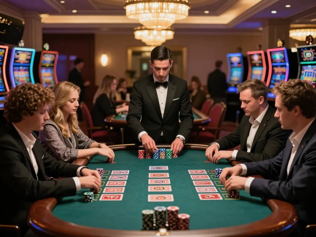 Experience thrilling Baccarat gameplay at lc88's upscale casino tables.
