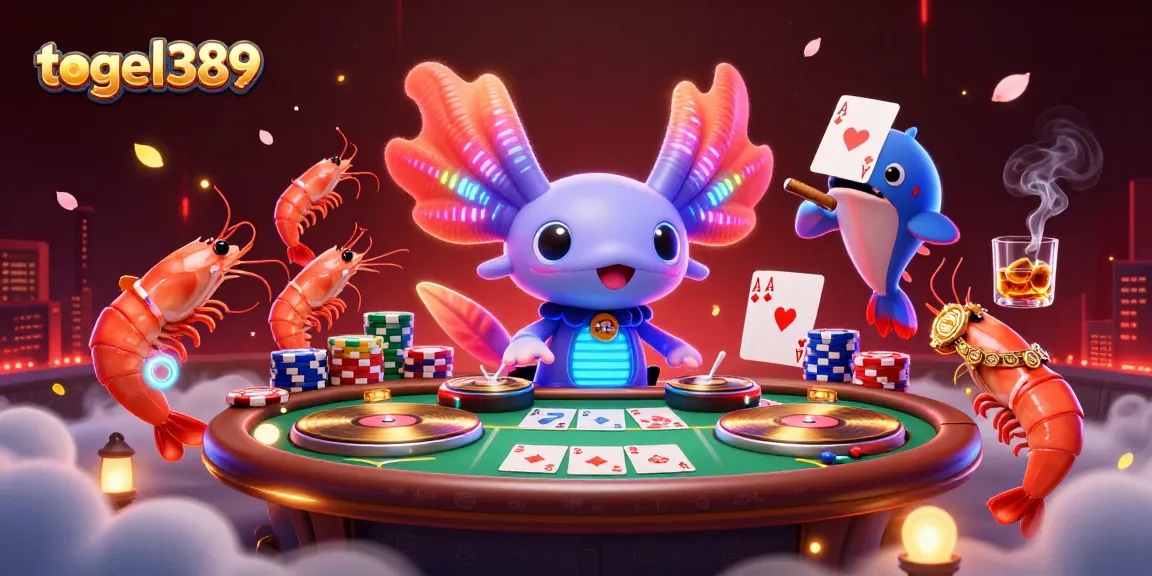 Boost your luck with togel389 in a vibrant, energetic casino-themed 3D illustration.