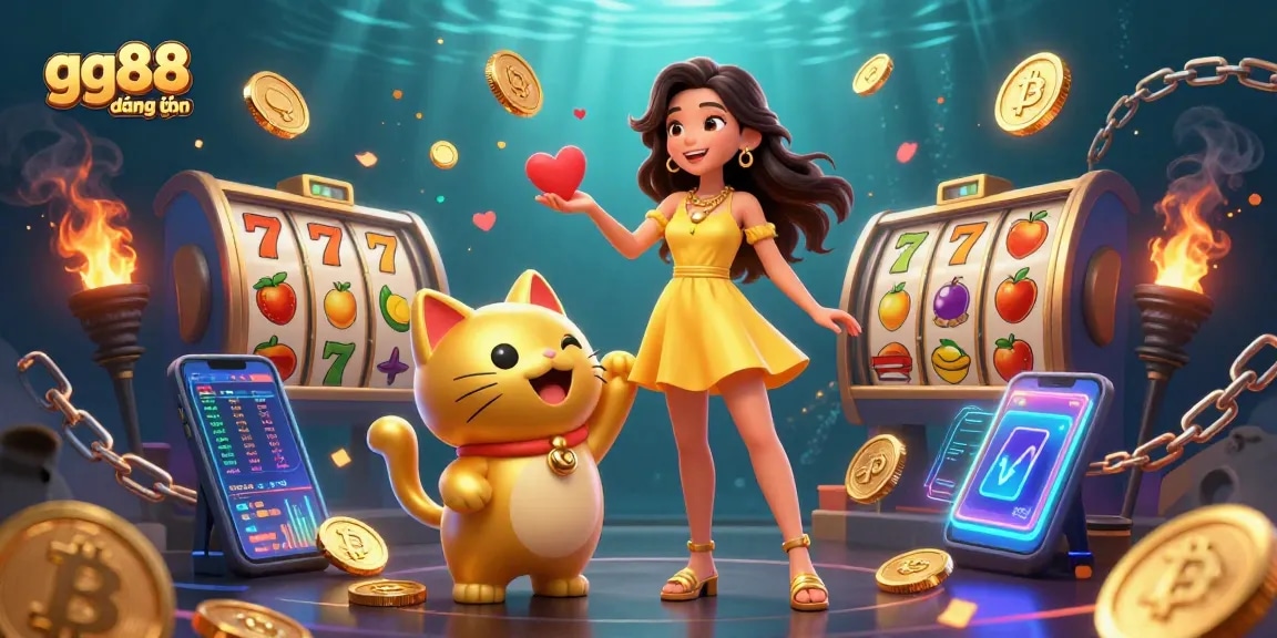 Experience gg88 đăng nhập for an exciting gaming adventure with vibrant slot reels and golden luck!