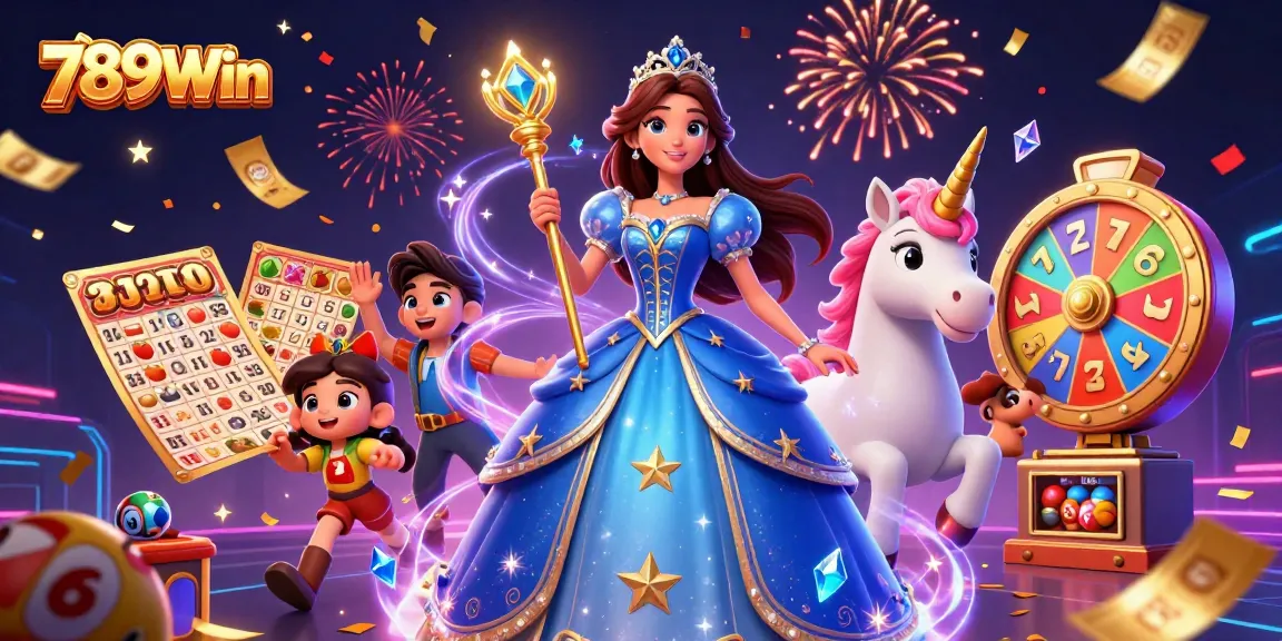 Engage with thrilling 789Win casino games featuring vibrant reels and magical elements.