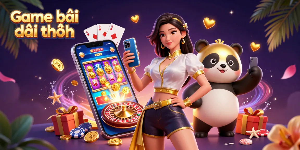 Gameplay action of Game bài đổi thưởng with immersive casino visuals, engaging characters, and vibrant game elements.