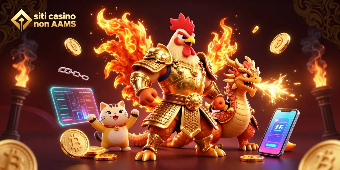 Vivi l'emozione della vittoria nei siti casino non AAMS con personaggi affascinanti ed elementi di gioco dinamici.
