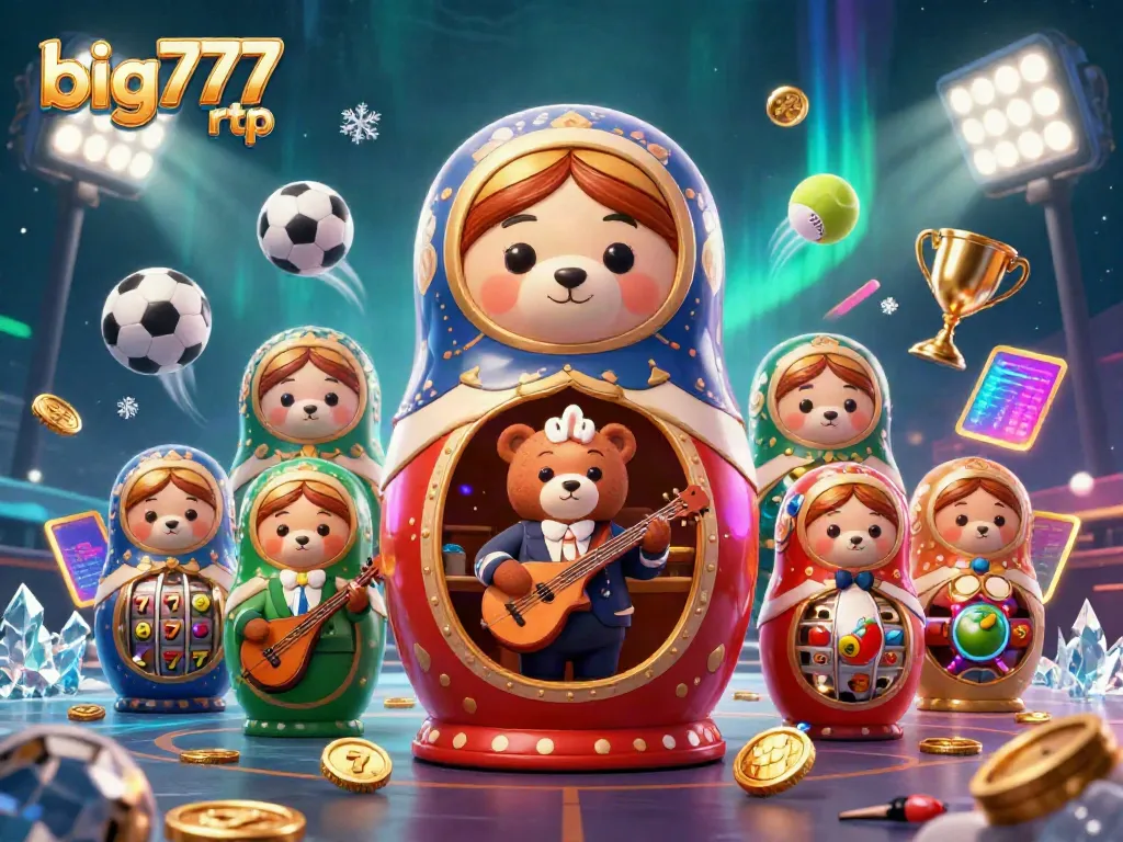 Engage with big777 rtp through a vibrant scene featuring gaming elements and characters.