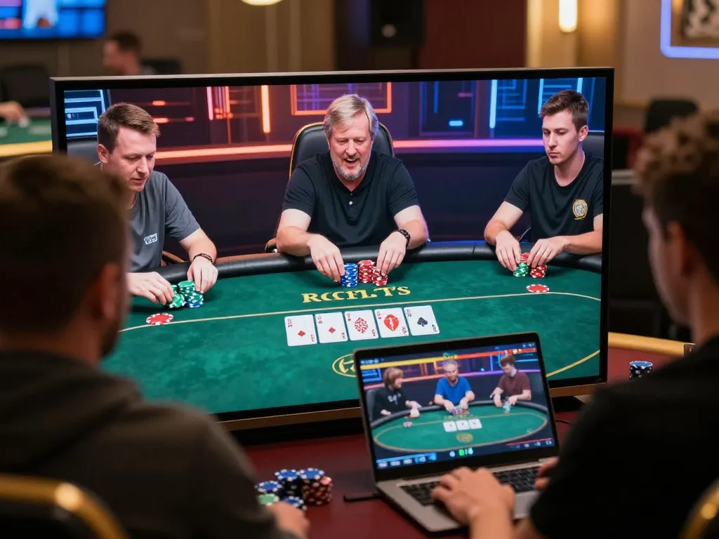 LGOGOAL poker game interface showing vibrant graphics and player excitement