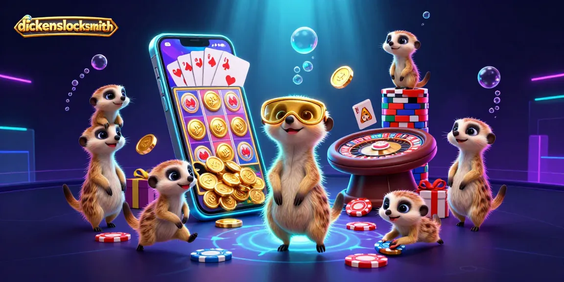 dickenslocksmith brings thrilling casino fun to life with meerkats in a vibrant gambling scene