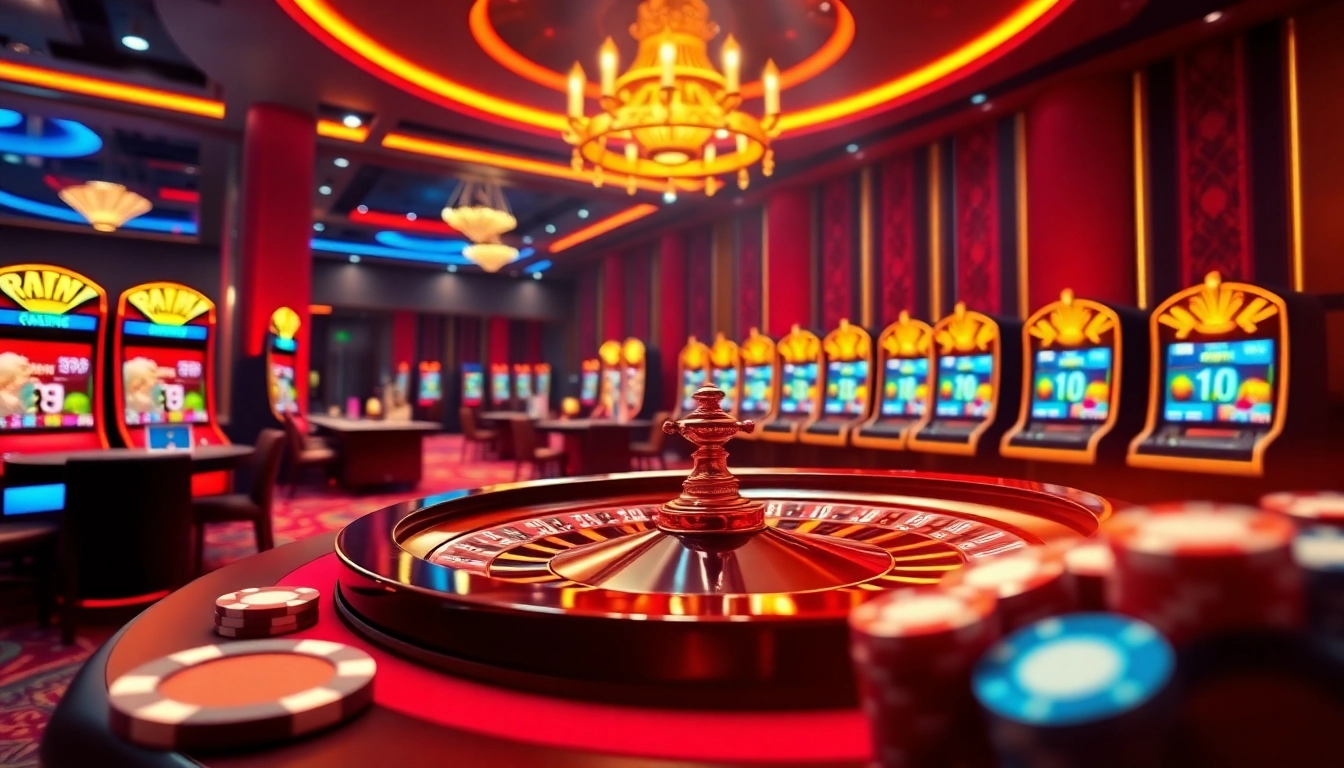 Experience the thrill of raja luck with a vibrant online casino interface showcasing games and excitement.