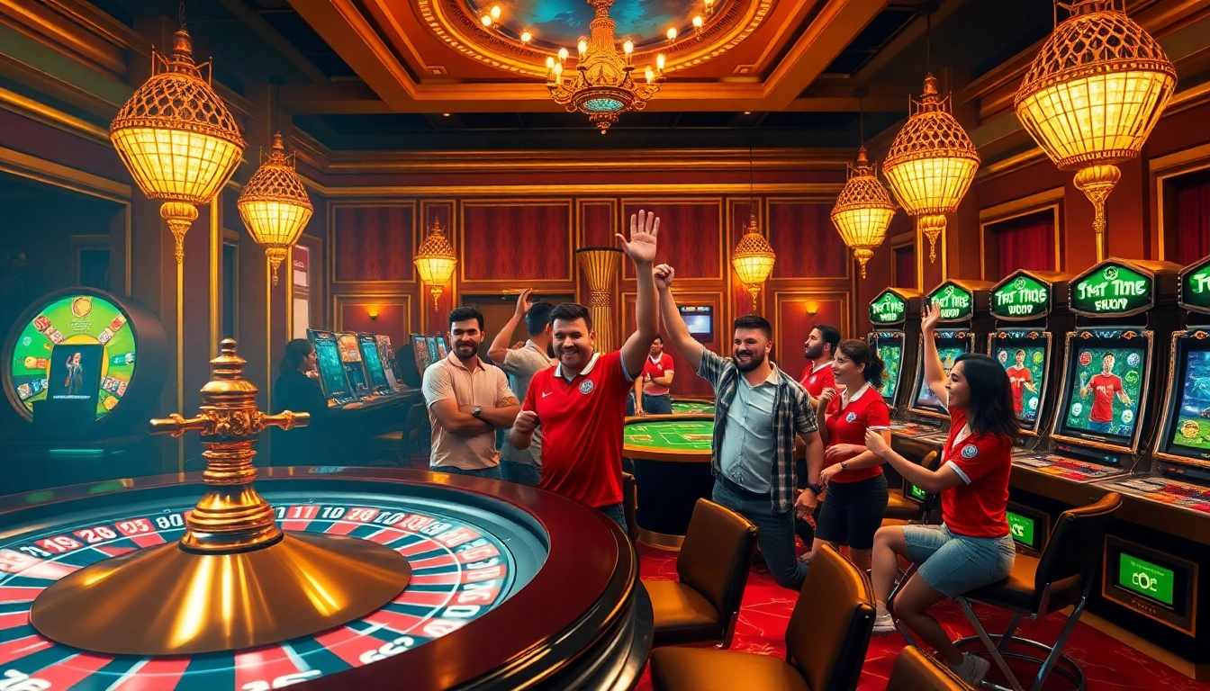 Experience the thrill of judi Piala Dunia with exciting poker tables and vibrant roulette wheels.