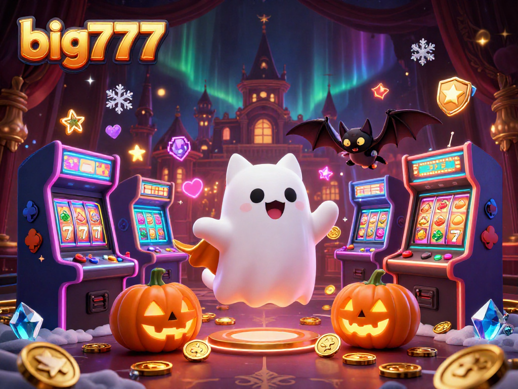 Spin the reels with big777 as a friendly ghost cat and vampire bat explore a haunted casino filled with jackpots.
