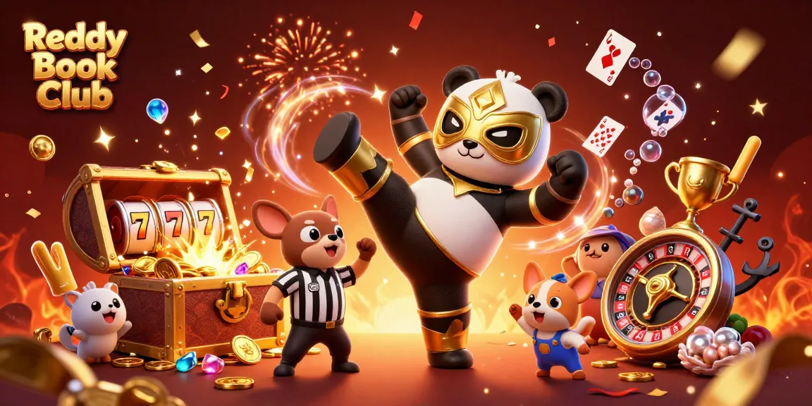 Experience thrilling action at Reddy Book Club with a vibrant 3D scene of sports betting excitement.