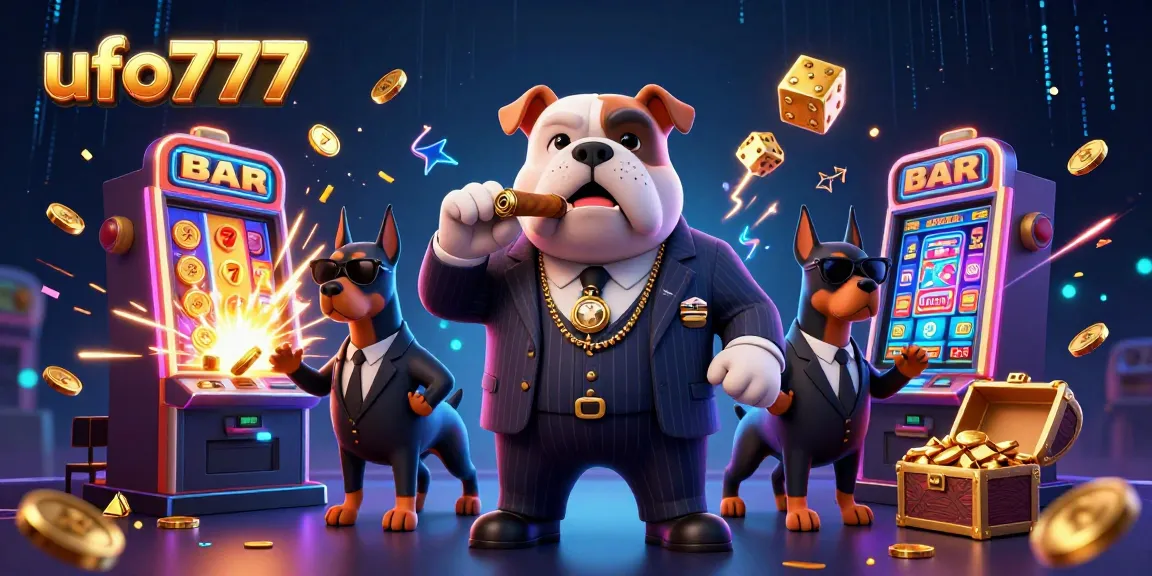Experience thrilling wins with ufo777's dynamic slot machines led by a mafia bulldog boss.