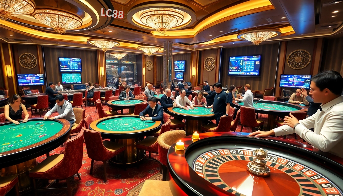 Experience luxury and excitement at LC88's premier online casino with thrilling games and high-stakes action.