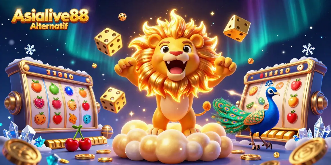Play thrilling slots at Asialive88 Alternatif, with vibrant visuals and captivating game elements.