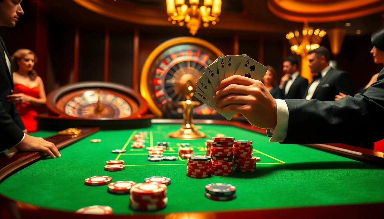 Experience the thrill of gameplay at 99ok with colorful chips and a spinning roulette wheel.