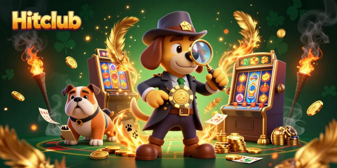 Hitclub showcases a detective's journey to find rewarded poker chips among treasures, enhancing the casino experience.