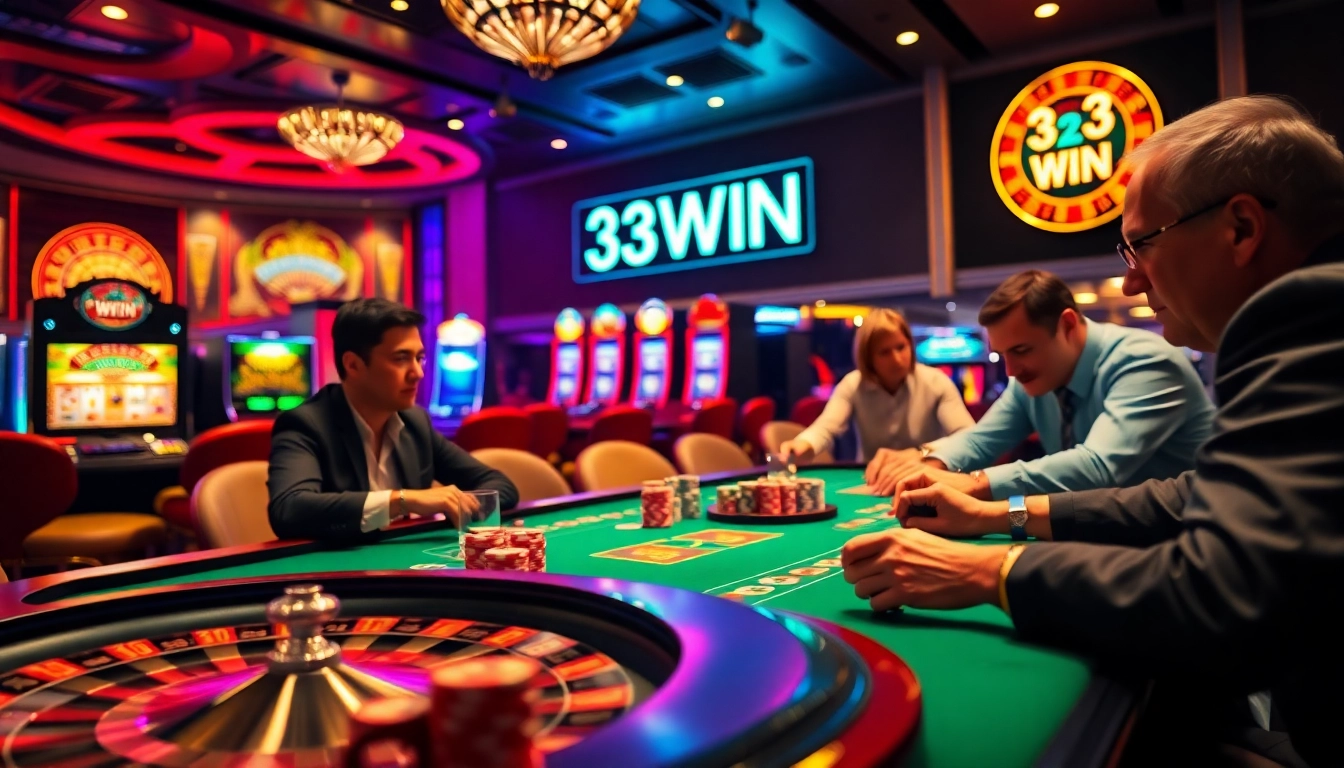 Experience high-stakes poker excitement and luxury at 33WIN casino.