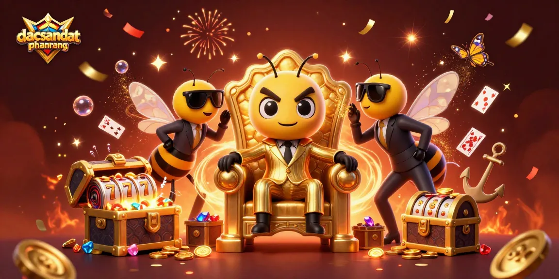 Engage in thrilling gameplay at dacsandatphanrang with dynamic slot reels and a bumblebee mob boss.