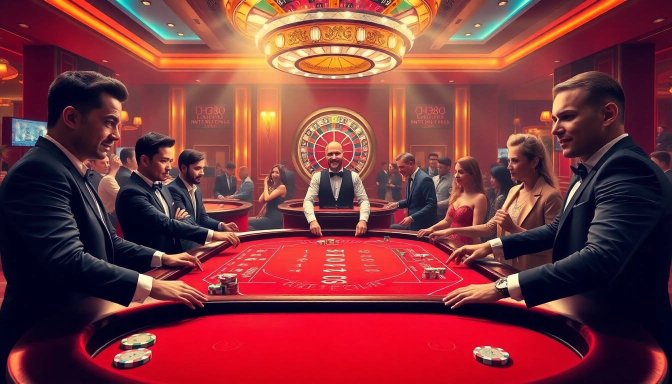 Experience thrilling gameplay at DH88's stylish casino with vibrant tables and elite players.
