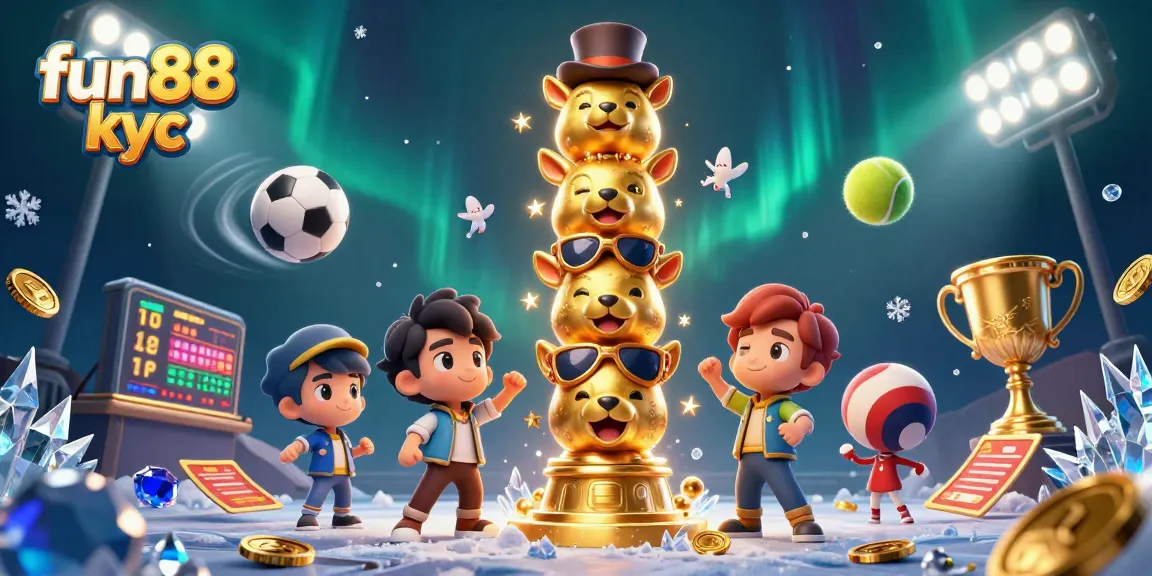 Khám phá Fun88 KYC với cảnh tượng sống động, nhiều trò chơi cá cược vàng.