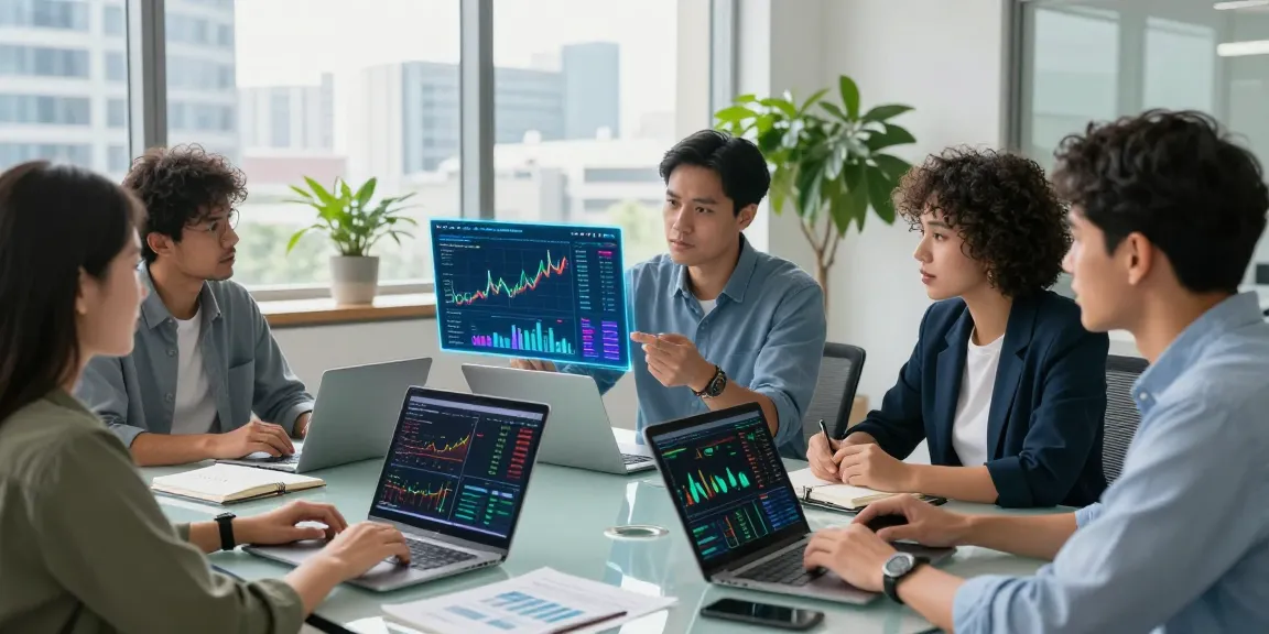 Engaging digital finance workspace with professionals analyzing data at https://www.mpocash.net/ showcasing modern collaboration and innovation.