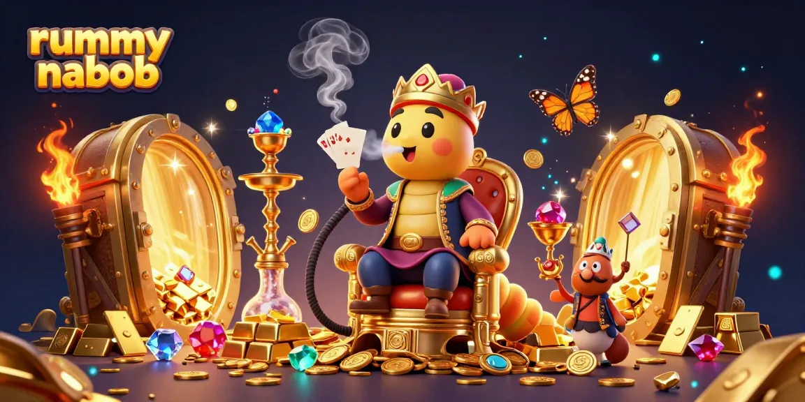 Rummy nabob menawarkan pengalaman bermain kartu paling menarik dengan karakter unik.