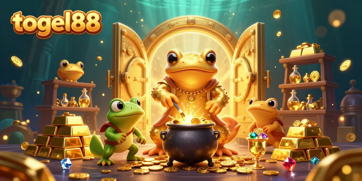 Engage with the dynamic togel88 scene featuring a golden salamander alchemist transforming metal into gold.