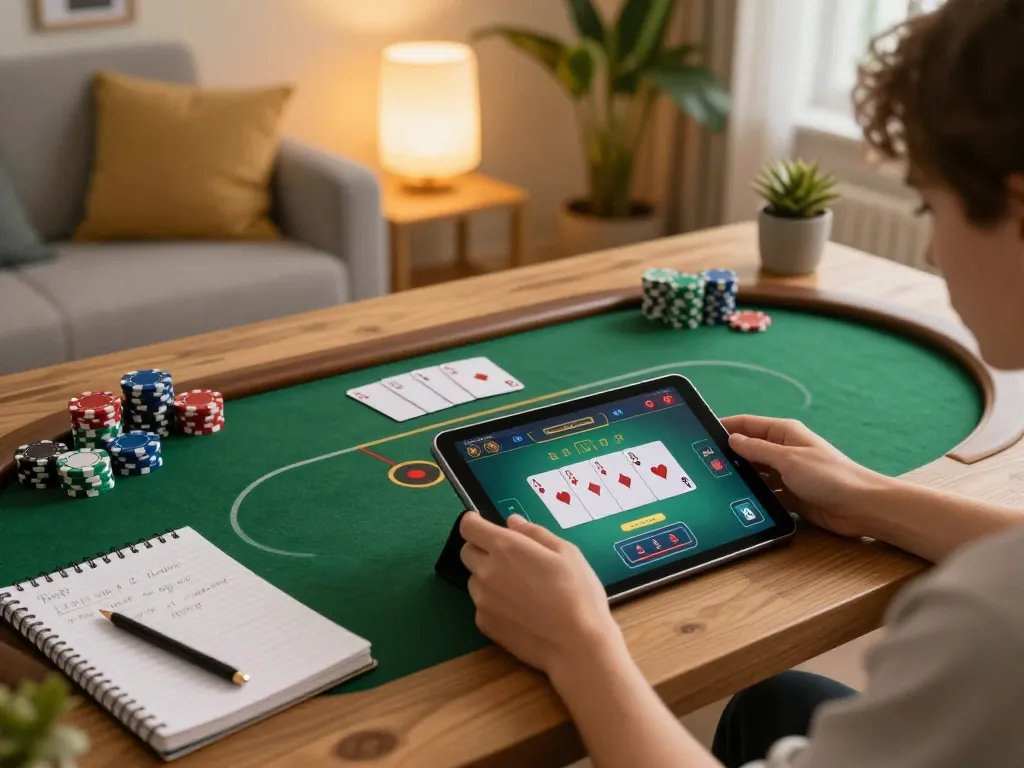 God55 mobile gaming experience with engaging poker gameplay on tablet at home