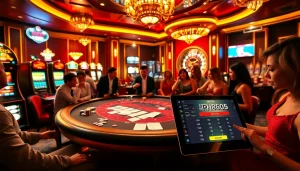 Experience the thrill of ph365 register at a luxury casino with poker and slots.