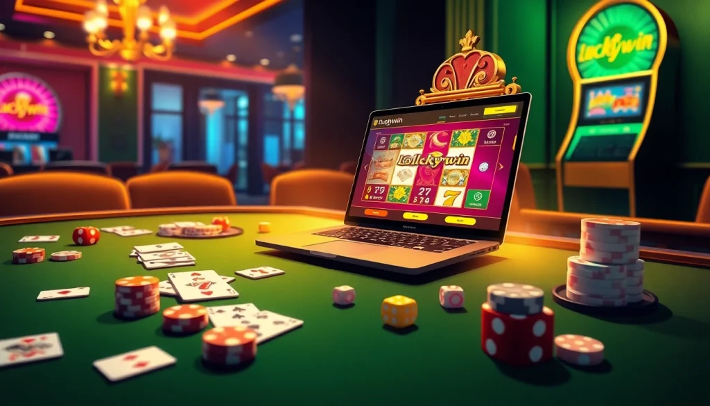 Experience immersive gaming excitement with Luckywin at https://luckywin.com.co/ featuring casino tables and vibrant slots.