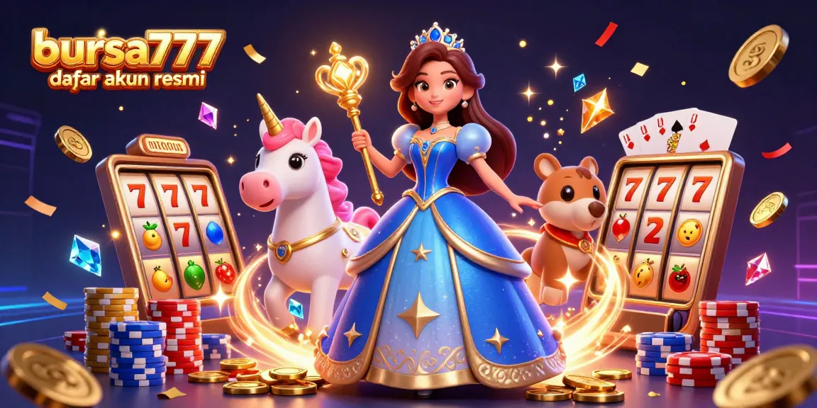 Experience the magic of winning with bursa777 daftar akun resmi in this vibrant casino scene.