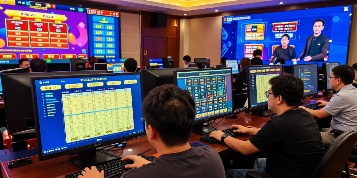 Engaging online Togel players using MACANTOGEL platform, showcasing excitement and strategic analysis.