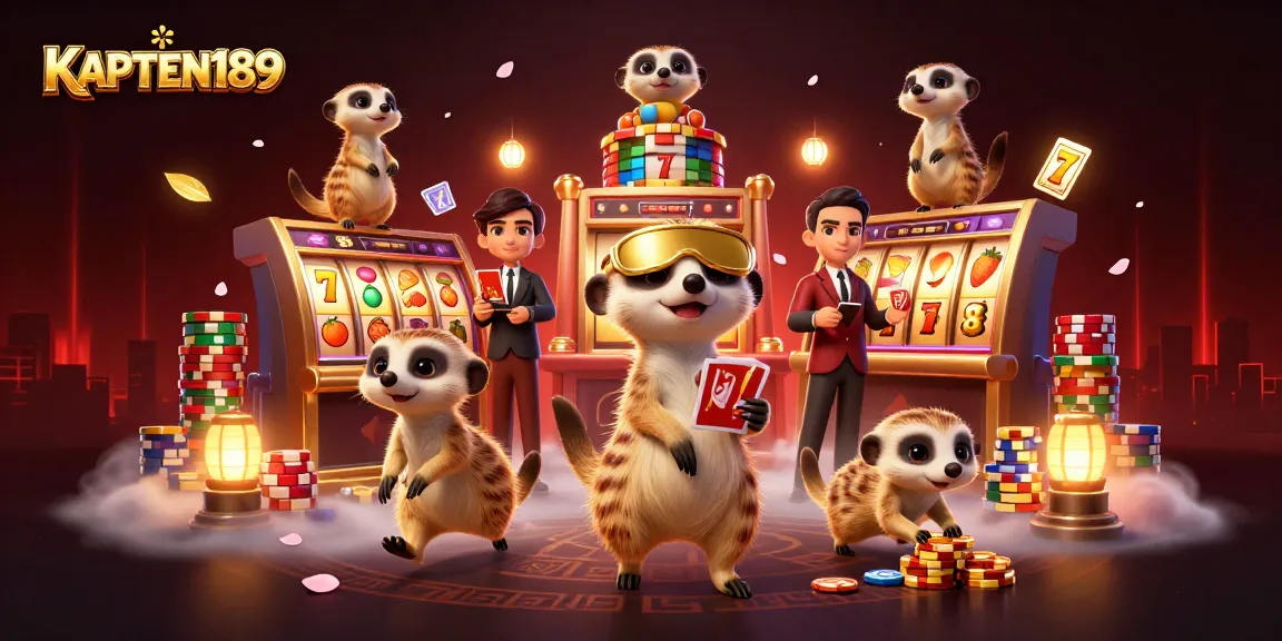 KAPTEN189 menawarkan pengalaman slot online yang seru dengan ilustrasi kasino yang menarik.
